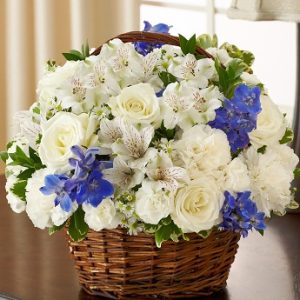 Peace Prayers And Blessings Blue And White