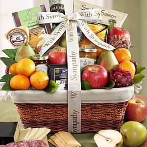 Sympathy Ribbon Gift Basket