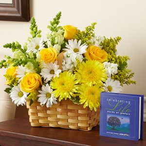 Celebrating Life Yellow and White