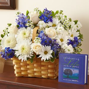 Celebrating Life Blue and White