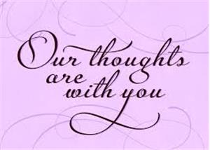 Our Thoughts are With You